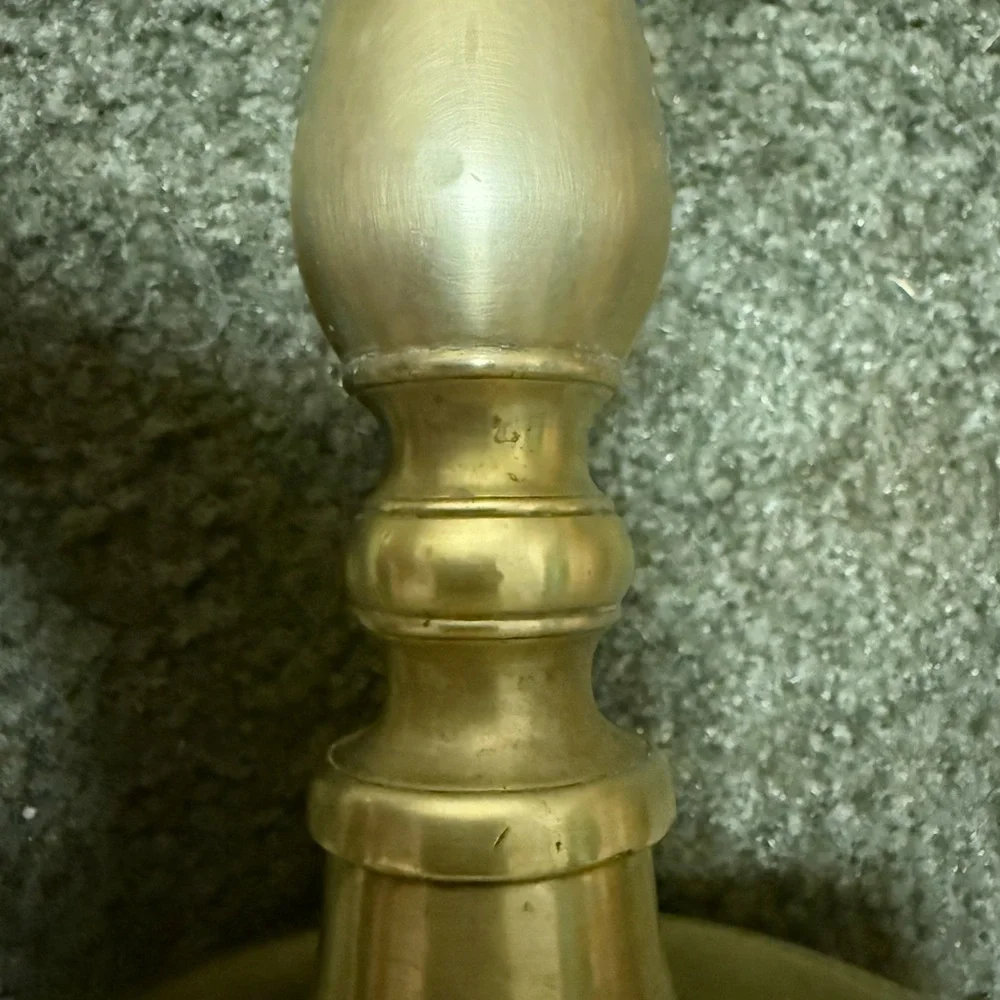 Antique Solid Brass Candle Sticks/Holders